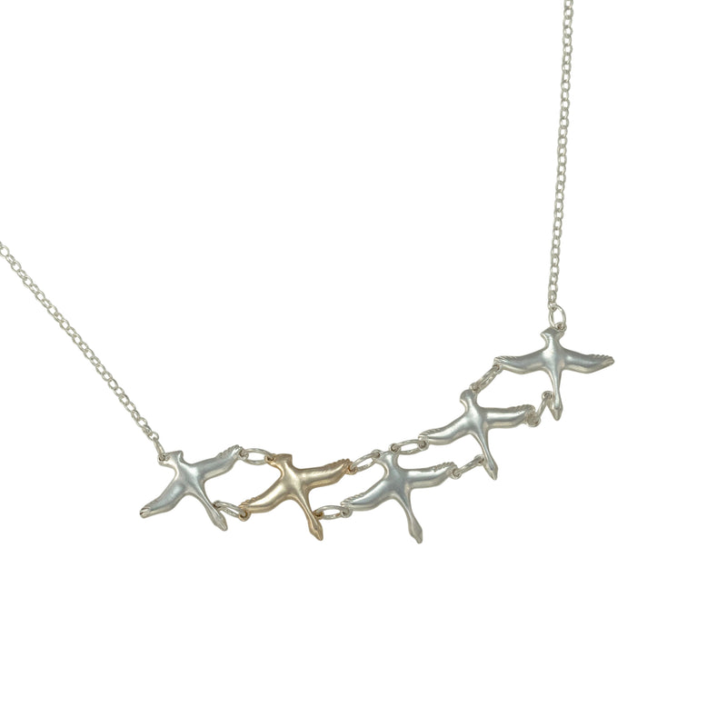 Five Geese Necklace