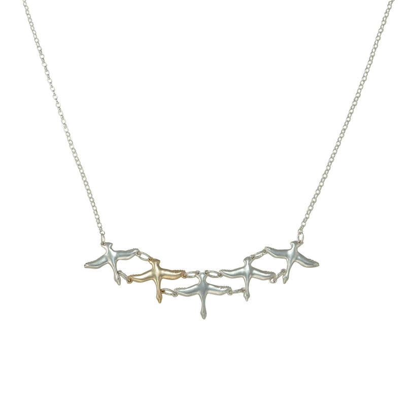 Five Geese Necklace