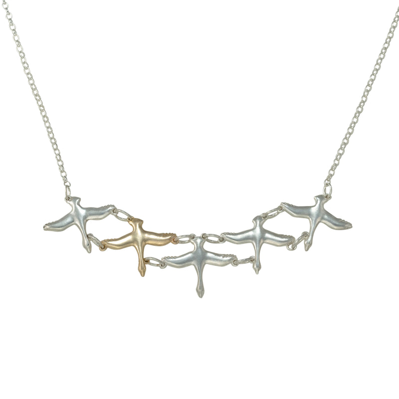 Five Geese Necklace