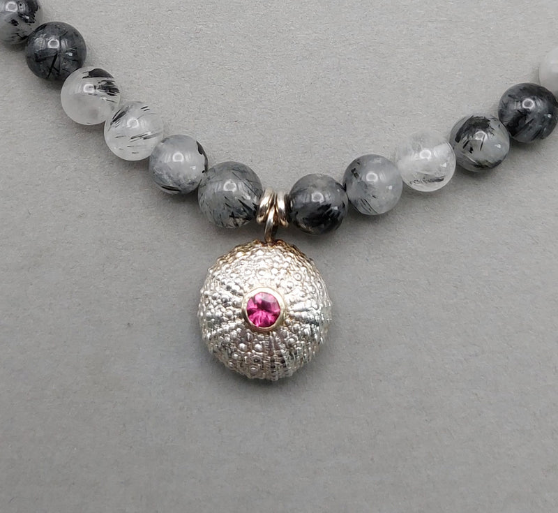 Beaded Sea Urchin Necklace